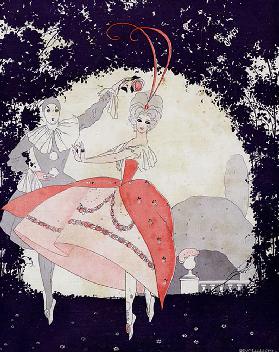 In Armides Gardens, Das Ballett der Rosenkönigin - Illustration aus la Vie Parisienne, 1913 1913