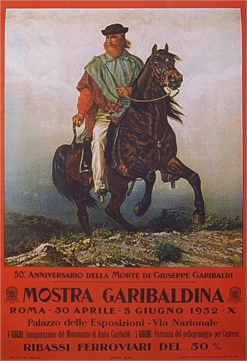 50. Todestag von Giuseppe Garibaldi von Unbekannter Künstler