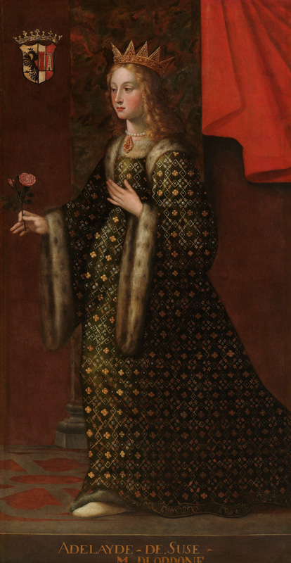 Adelheid von Susa, die Frau des Otto von Savoyen von Unbekannter Künstler