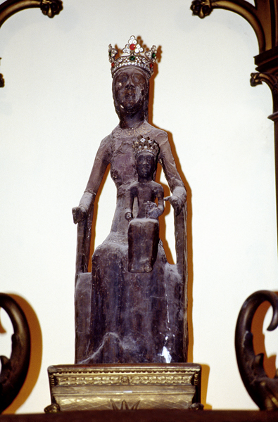 Die schwarze Madonna von Rocamadour (Vierge noire de Rocamadour) von Unbekannter Künstler