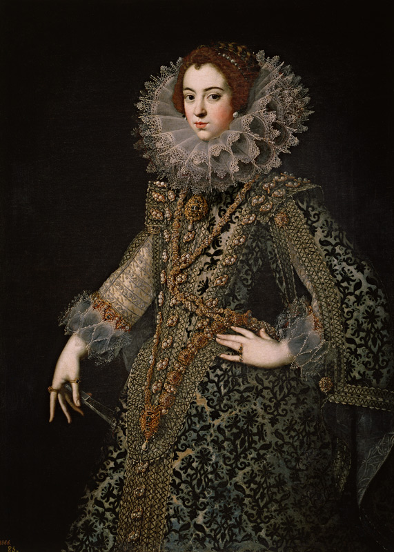 Élisabeth de Bourbon (1602-1644), Königin von Spanien und Portugal von Unbekannter Künstler