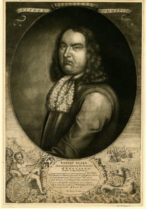 Admiral Robert Blake (1599-1657) von Unbekannter Künstler
