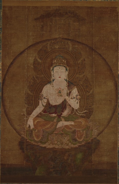 Akashagarbha Bodhisattva (Kokuzo Bosatsu) von Unbekannter Künstler