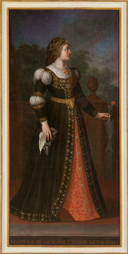 Beatrix von Genf, Frau des Thomas I. von Savoyen von Unbekannter Künstler