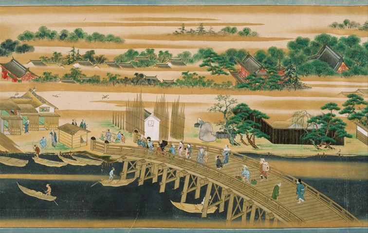 Berühmte Sehenswürdigkeiten des Sumida Flusses von Unbekannter Künstler