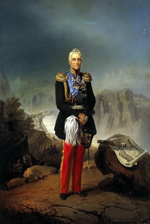 Bildnis Graf Michail Woronzow (1782-1856) von Unbekannter Künstler