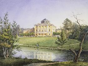 Blick auf den Pawlowsk-Palast 1847