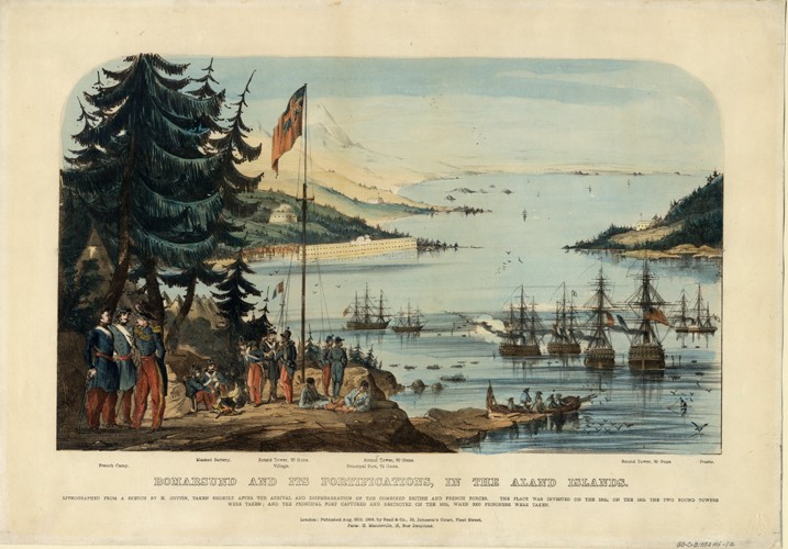 Bomarsund und Alandsinseln 1854 von Unbekannter Künstler