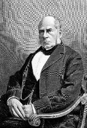 Britischer Ingenieur und Erfinder Sir Henry Bessemer (1813-1898)