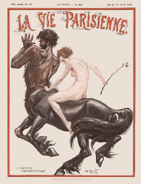 Das Magazin "La Vie Parisienne". Titelseite 1921