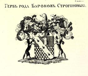 Das Wappen des Hauses Stroganow