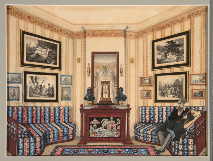 Das Zimmer des Fürsten Golizyn von Unbekannter Künstler