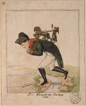 Der Wunsch der Berliner. Karikatur 1814