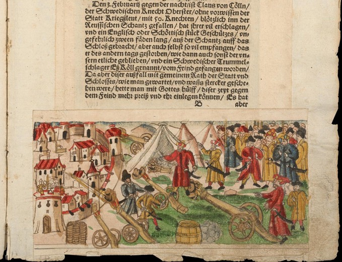 Die Belagerung von Reval durch Iwan IV. 1578. Aus Johann Jakob Wick: Sammlung von Nachrichten... von Unbekannter Künstler