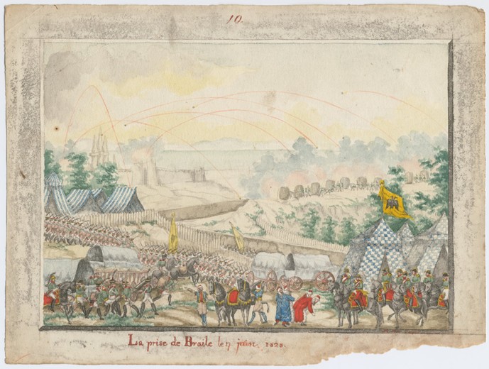 Die Eroberung der Festung Brailow am 7. Juni 1828 von Unbekannter Künstler