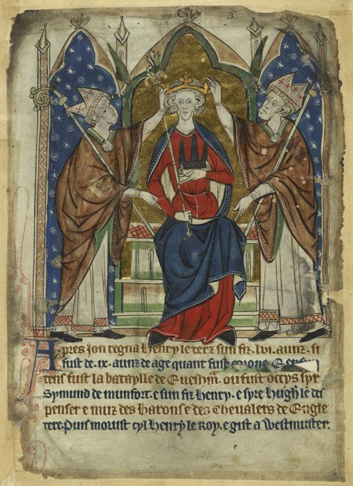 Die Krönung von König Heinrich III. von Unbekannter Künstler