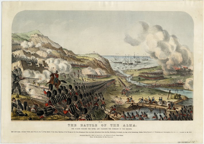 Die Schlacht an der Alma am 20. September 1854 von Unbekannter Künstler