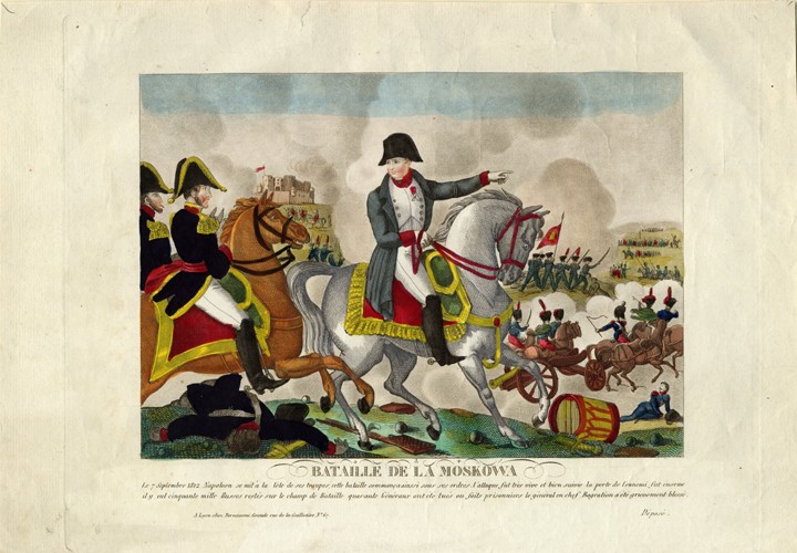 Die Schlacht von Borodino am 26. August 1812 von Unbekannter Künstler