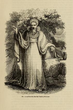 Druide in der Richtertracht (Aus dem Buch "Old England: A Pictorial Museum") 1845