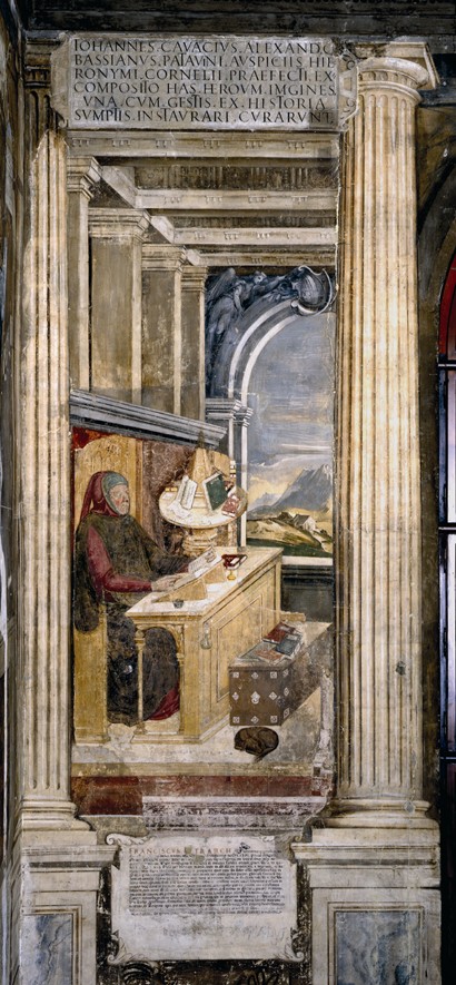 Francesco Petrarca im Gehäus von Unbekannter Künstler