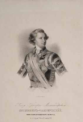 Fürst von Taurien Grigori A. Potjomkin (1739-1791) als Chef der Chevaliergarde