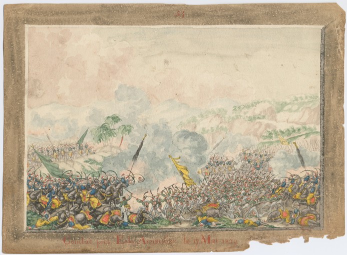 Gefecht in der Nähe von Prowadija im Mai 1829 von Unbekannter Künstler
