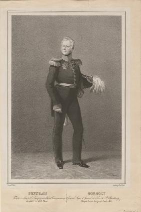 General Iwan Gorgoli, der Oberpolizeimeister von St. Petersburg 1822