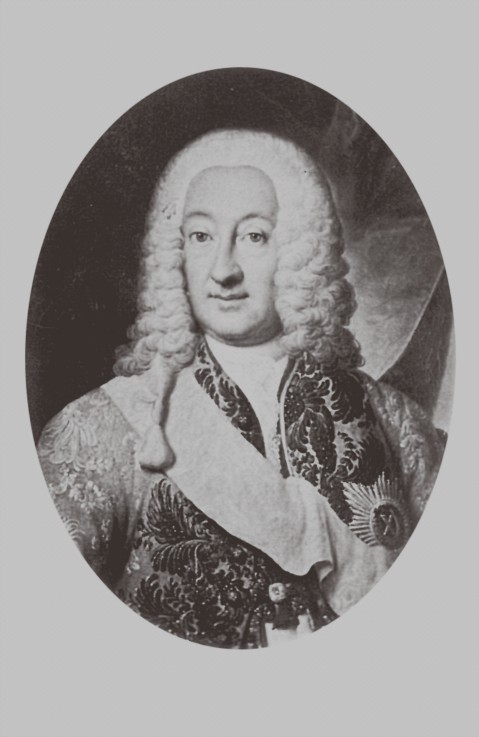 Graf Johann Hermann Lestocq (1692-1767) von Unbekannter Künstler