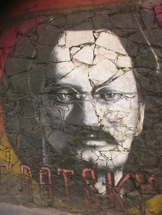 Graffiti von Leo Trotzki von Unbekannter Künstler