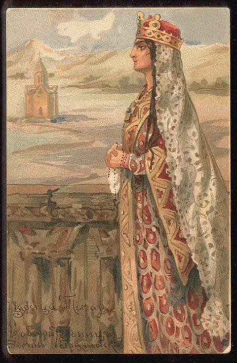 Heilige Königin Tamar von Georgien von Unbekannter Künstler