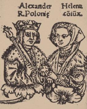 Helena von Moskau und Alexander von Litauen 1519