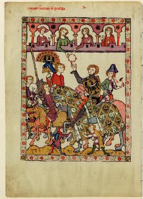 Herzog Heinrich IV. von Schlesien-Breslau (Darstellung im Codex Manesse)