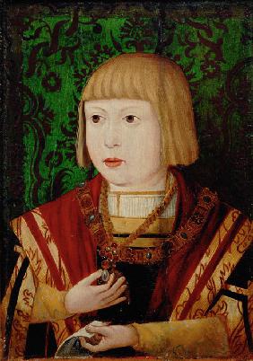 Kaiser Ferdinand I. im Alter von zehn oder zwölf Jahren