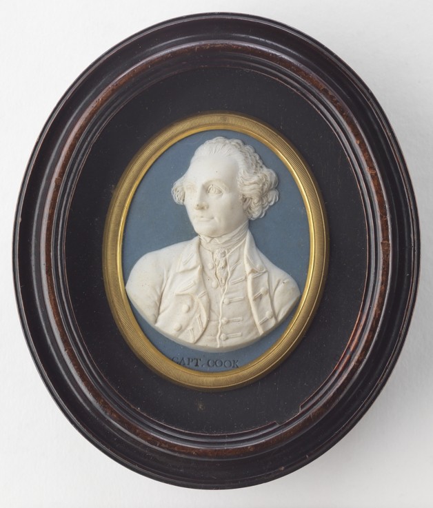 Kapitän James Cook (Wedgwood-Porträtmedaillon) von Unbekannter Künstler