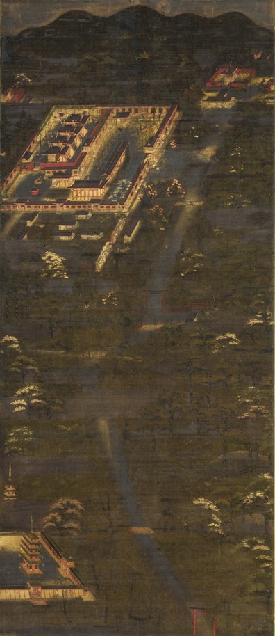 Kasuga-Taisha Mandala. Rollbild von Unbekannter Künstler