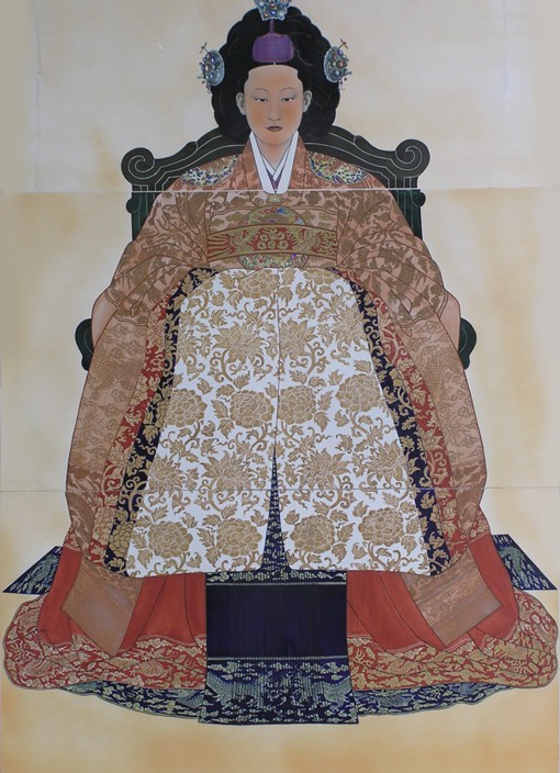 Myeongseong (1851-1895), Königin von Korea von Unbekannter Künstler