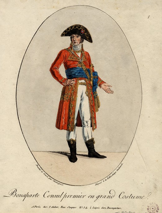 Napoleon Bonaparte als Erster Konsul der Französischen Republik von Unbekannter Künstler