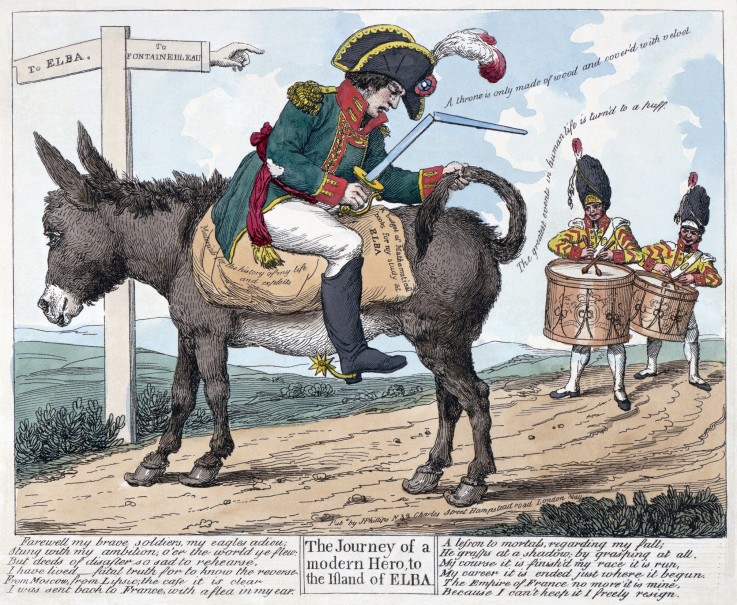 Napoleons Abführung auf die Insel Elba von Unbekannter Künstler