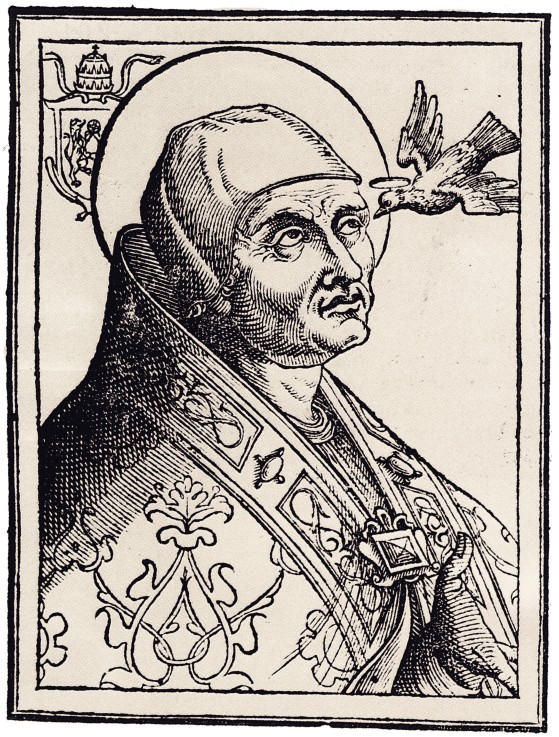 Papst Gregor I. der Große von Unbekannter Künstler
