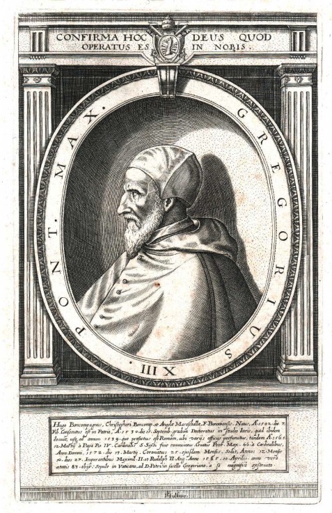 Papst Gregor XIII. von Unbekannter Künstler