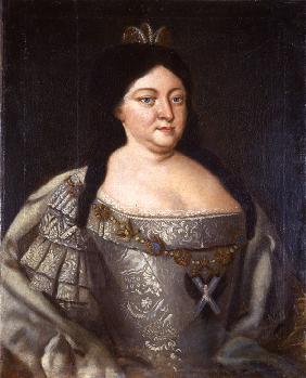 Porträt der Zarin Anna Ioannowna (1693-1740)