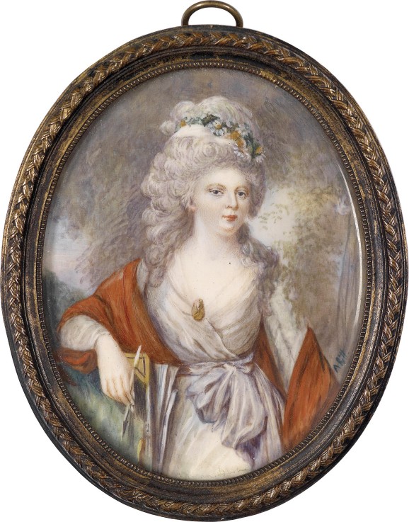 Porträt der Zarin Maria Feodorowna von Russland (Sophia Dorothea Prinzessin von Württemberg) (1759-1 von Unbekannter Künstler