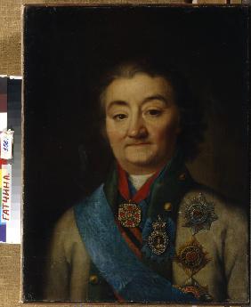 Porträt des Admirals Grafen Alexei Grigorjewitsch Orlow von Cesme (1737–1808)