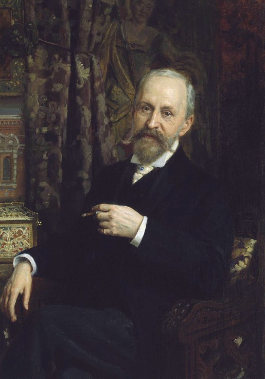 Porträt des Architekten Alfred Parland (1842-1919) von Unbekannter Künstler