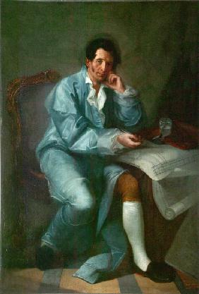 Porträt des Architekten Jean-Baptiste Vallin de la Mothe (1729-1800)