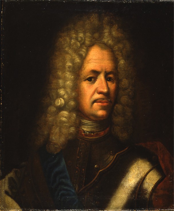 Porträt des Feldmarschalls Alexander Danilowitsch Fürst Menschikow (1673-1729) von Unbekannter Künstler