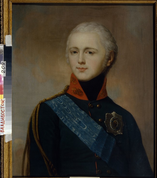 Porträt des Kaisers Alexander I. (1777-1825) von Unbekannter Künstler