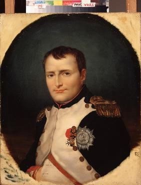 Porträt des Kaisers Napoléon I. Bonaparte (1769-1821) 1854