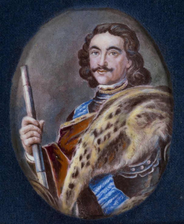 Porträt des Kaisers Peter I. des Grossen (1672-1725) von Unbekannter Künstler