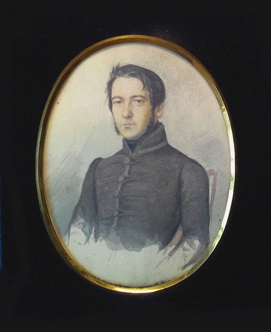 Porträt des Komponisten Michail I. Glinka (1804-1857) von Unbekannter Künstler